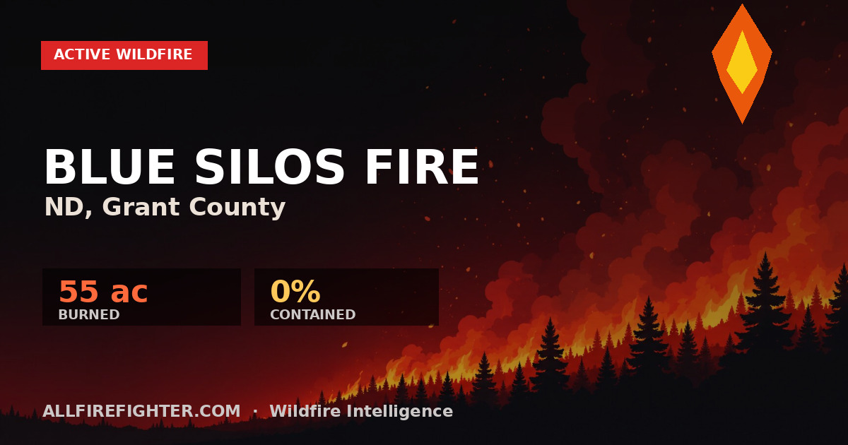 Blue Silos Fire – Live Situation & Containment Update | AllFirefighter
