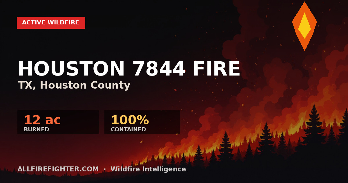 Houston 7844 Fire – Live Situation & Containment Update | AllFirefighter