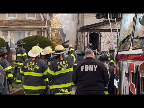 FDNY Responds to Multi-Floor Blaze in Queens Private Residence