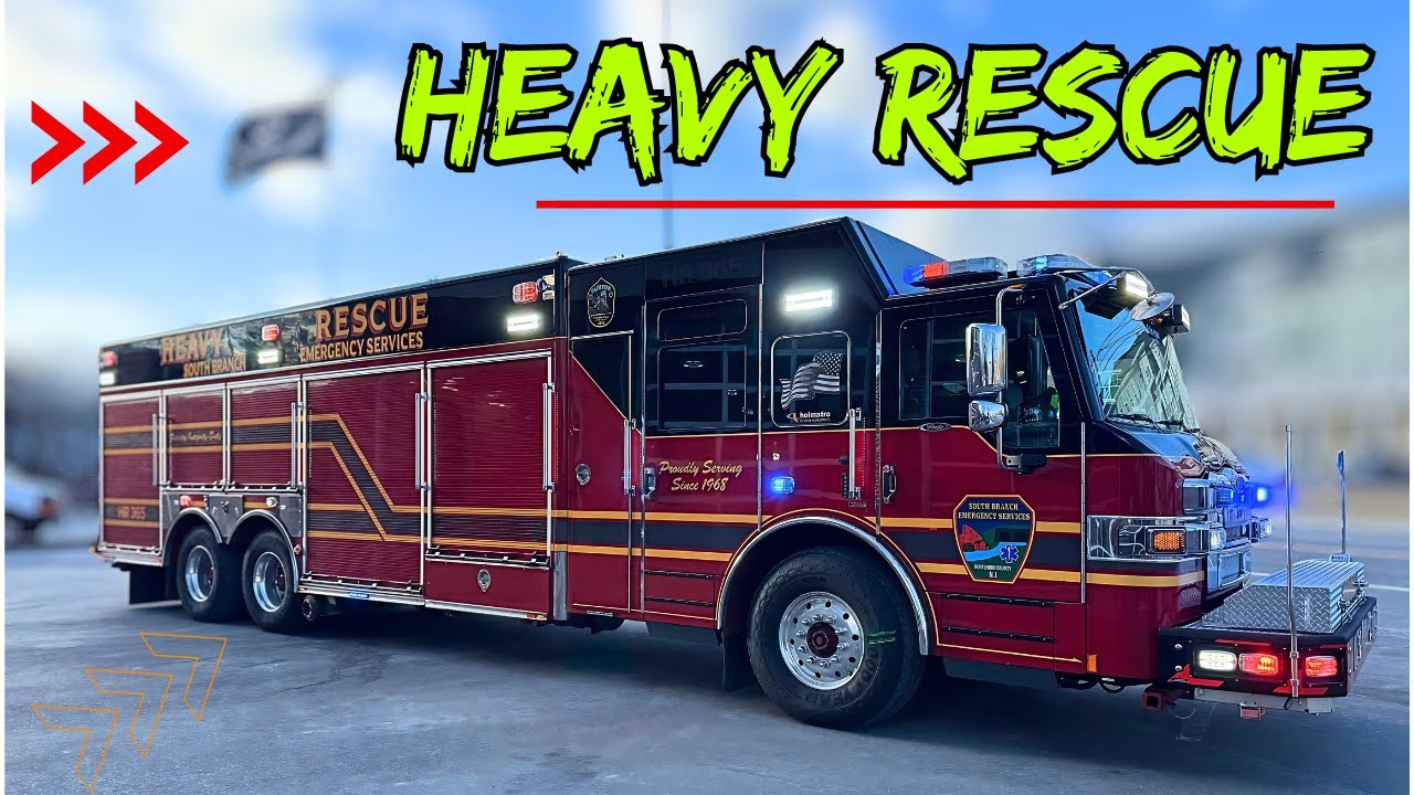 Inside a Fully Equipped Heavy Rescue Fire Truck: Essential Tools and Operational Use