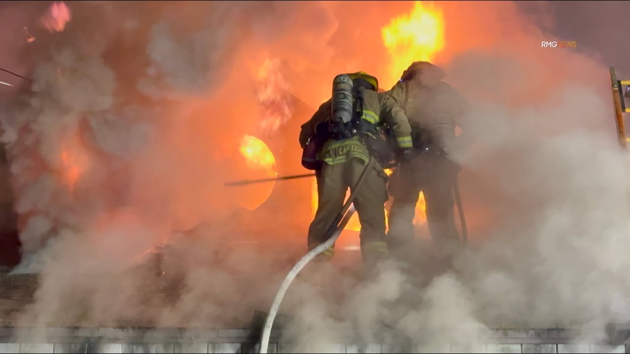 Intense Blaze Engulfs Rincon Oaxaqueno in East Hollywood: Firefighters Evacuate