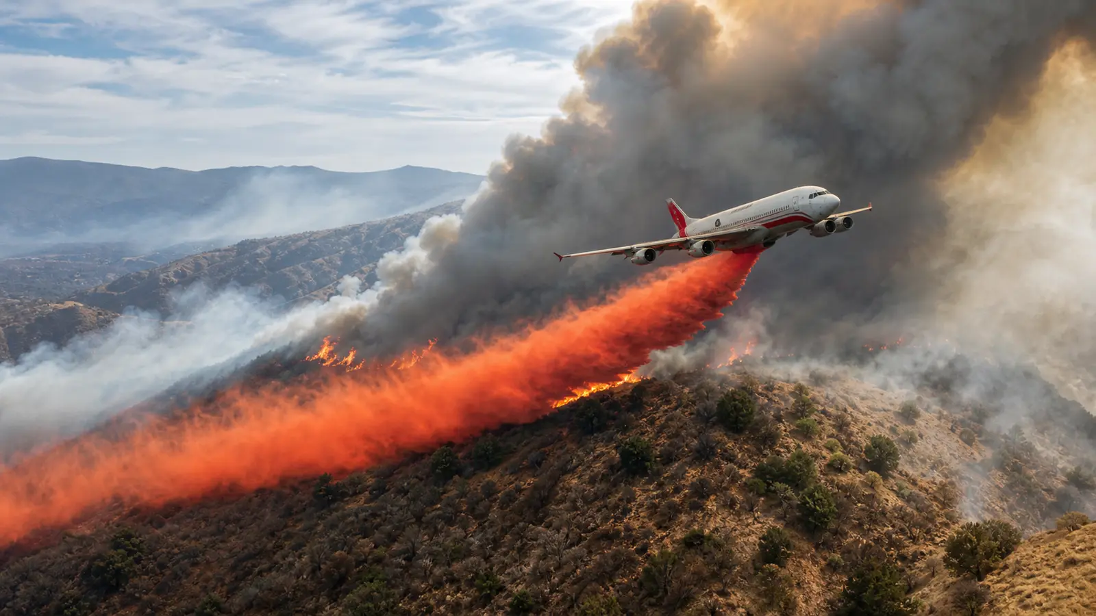 Why Air Tankers Can't Stop a 300-Acre-Per-Hour Fire: The Limits of Aerial Suppression