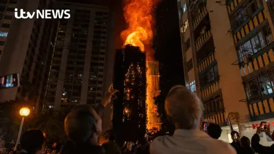 Firefighting video: Deadly Hong Kong Fire Leaves 44 Dead, Hundreds Missing