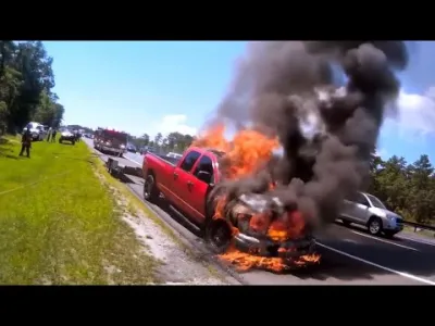 Fully Involved Vehicle Fire Response
