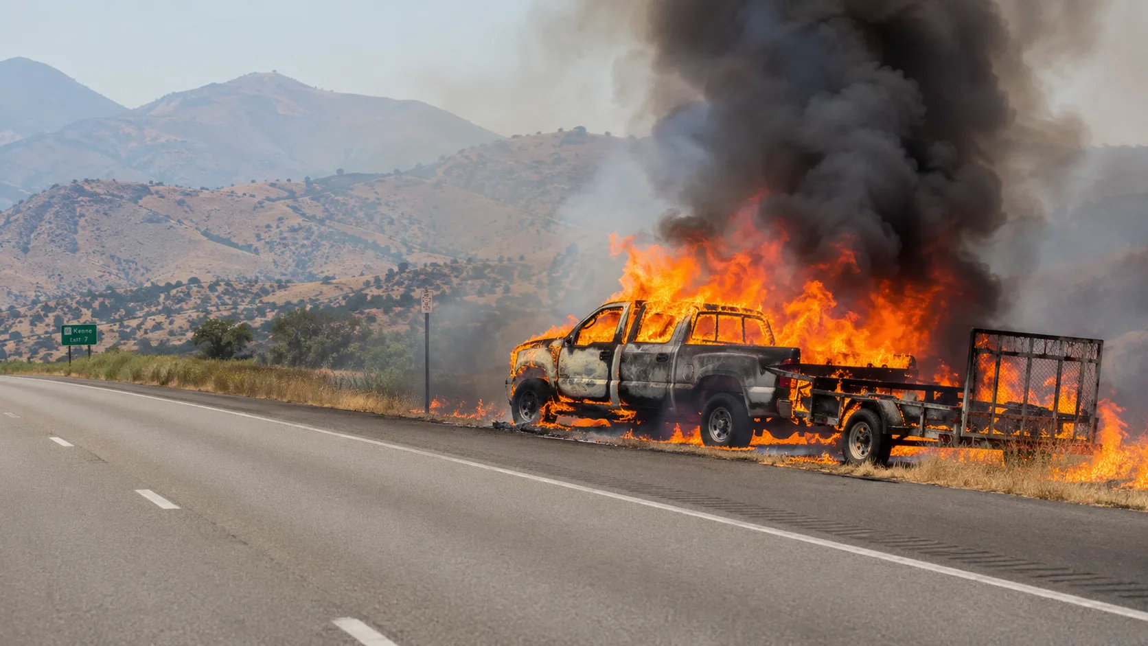 Buzzard Fire: What's Happening on I-5 in Kern County