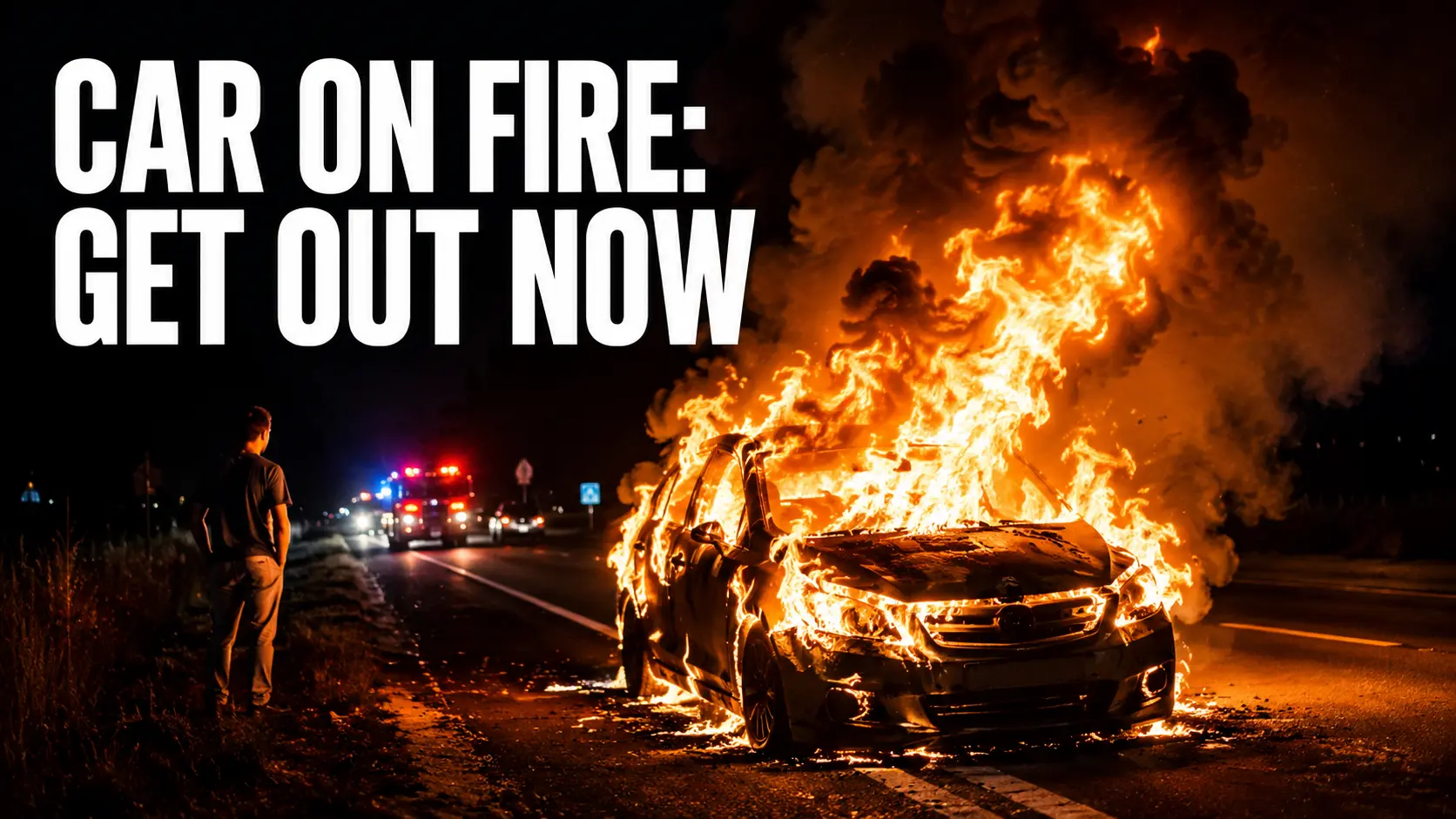 Your Car Is On Fire: What To Do in the First 60 Seconds