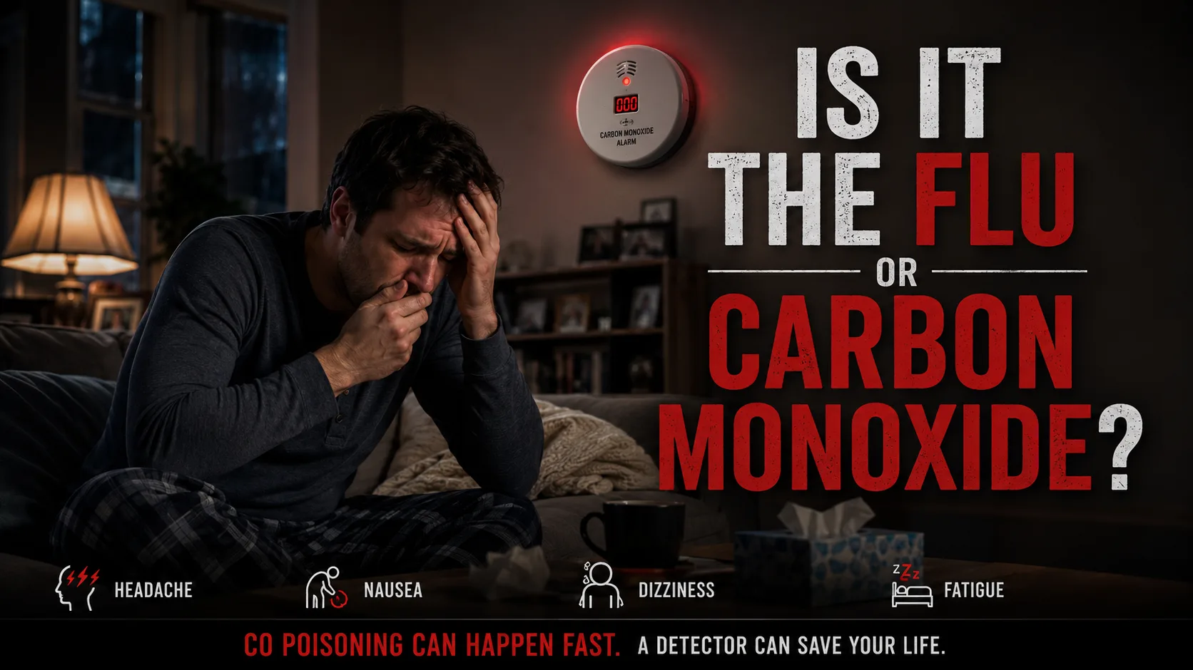 Carbon Monoxide Symptoms vs. the Flu: How to Tell the Difference Before It's Too Late