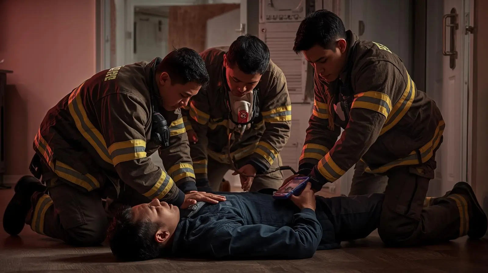 Cardiac Arrest Response for Firefighter-Medics: High-Performance CPR, Pit Crew Model & ROSC