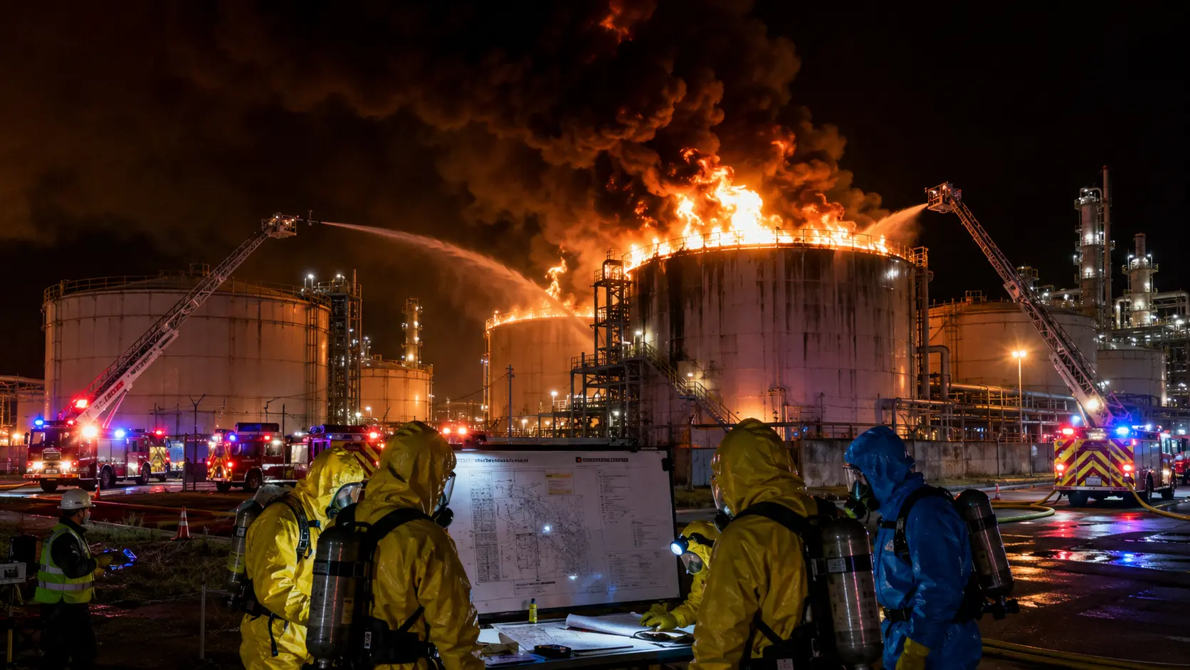 What Happens When a Chemical Plant Has a Fire — How Hazmat Teams Operate