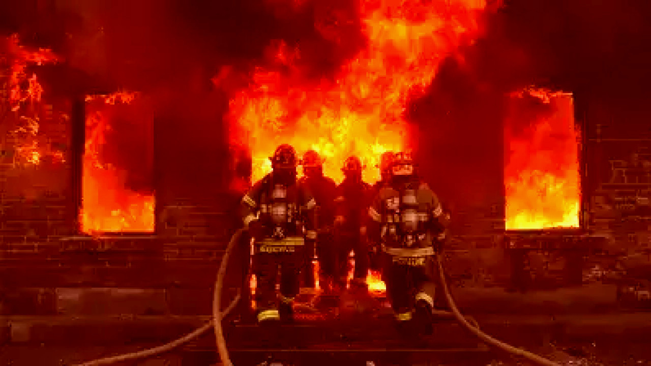 Firefighters Battle Blaze in Cimarron Hills Neighborhood