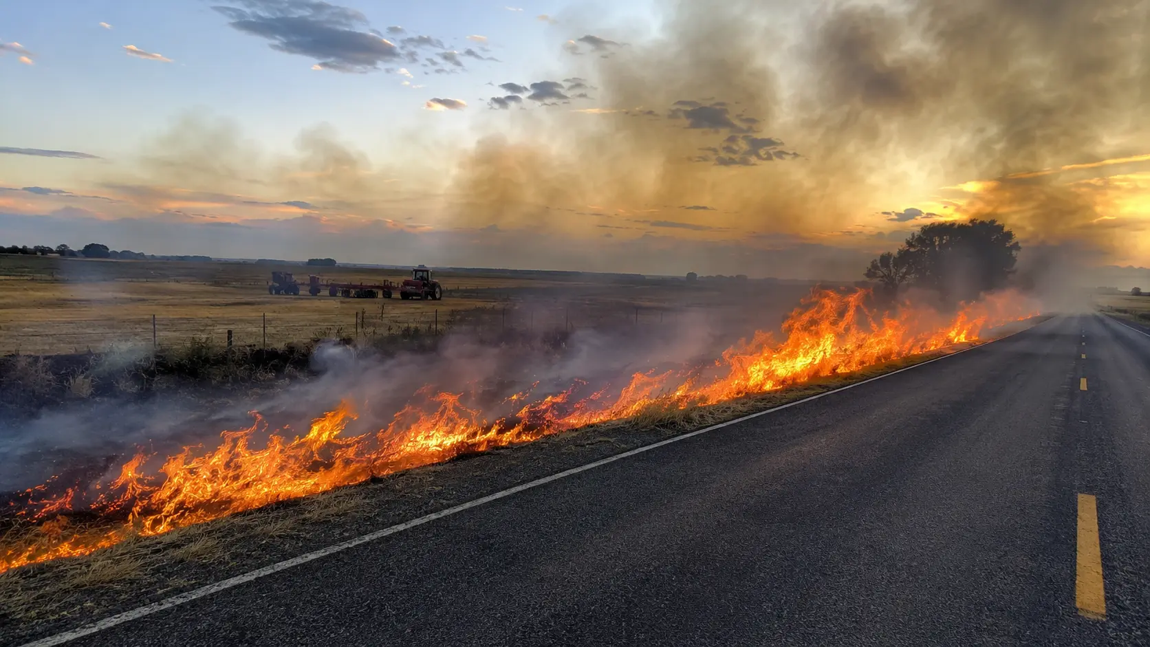 Corky Fire: 400+ Acres Burn Near Wills Point, Texas, 25% Contained