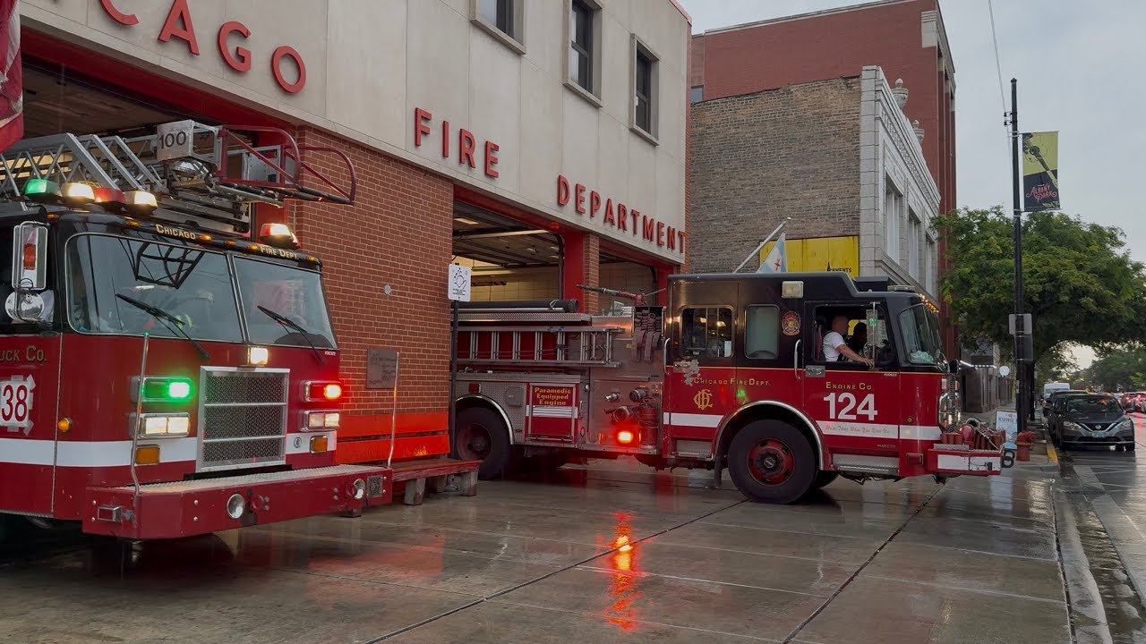 Chicago Fire Department Responds to Incident with Victim Pinned Under Train