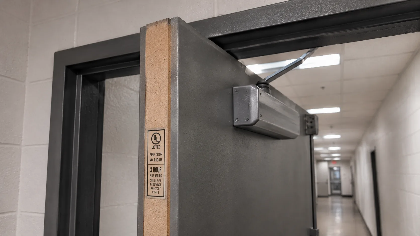 That Heavy Door Could Save Your Life — How Fire Doors Actually Work
