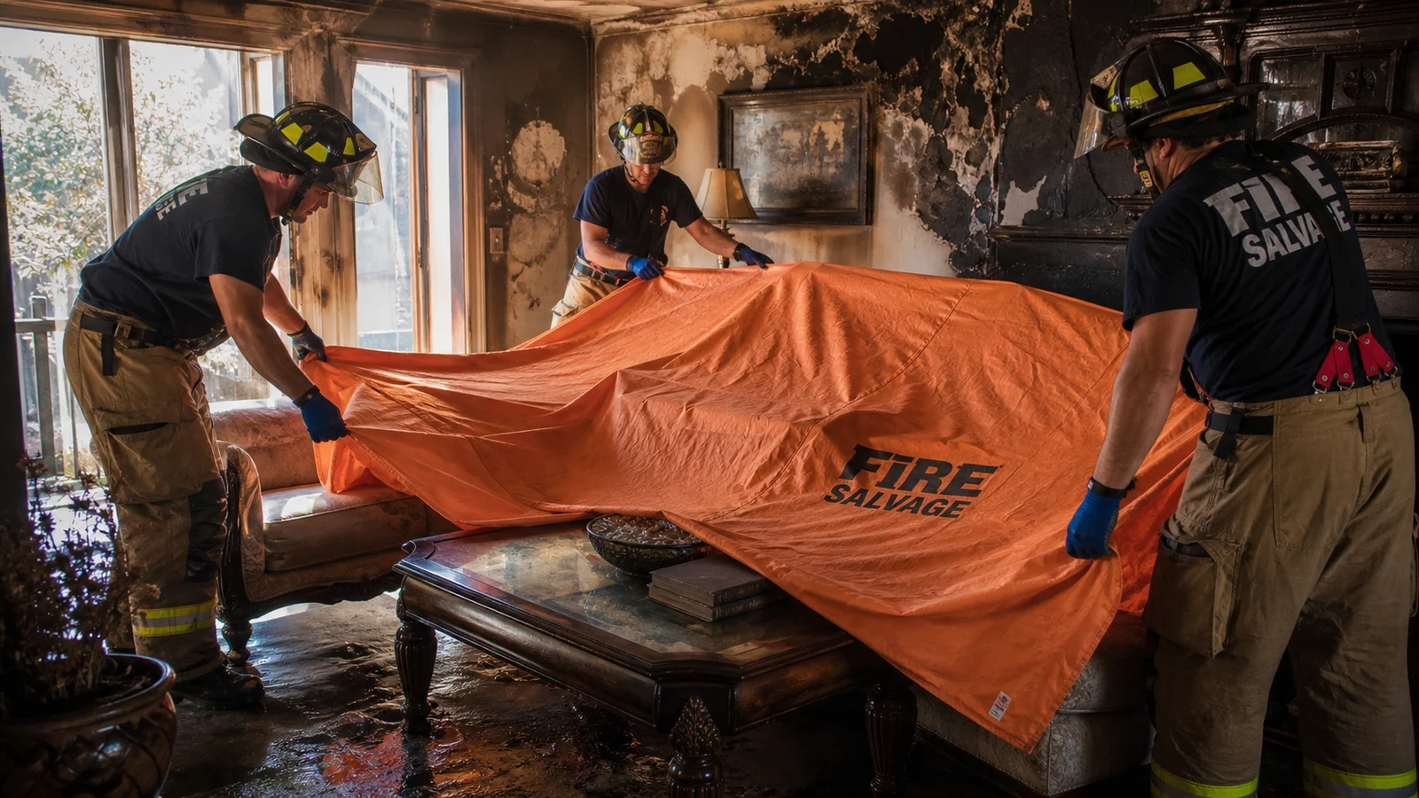 Fire Salvage Operations: Protecting Property During and After a Fire