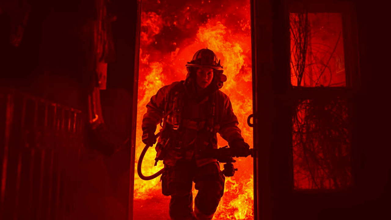 Firefighter injured while battling a structure fire in Shallotte, North Carolina, amid tragic circumstances.