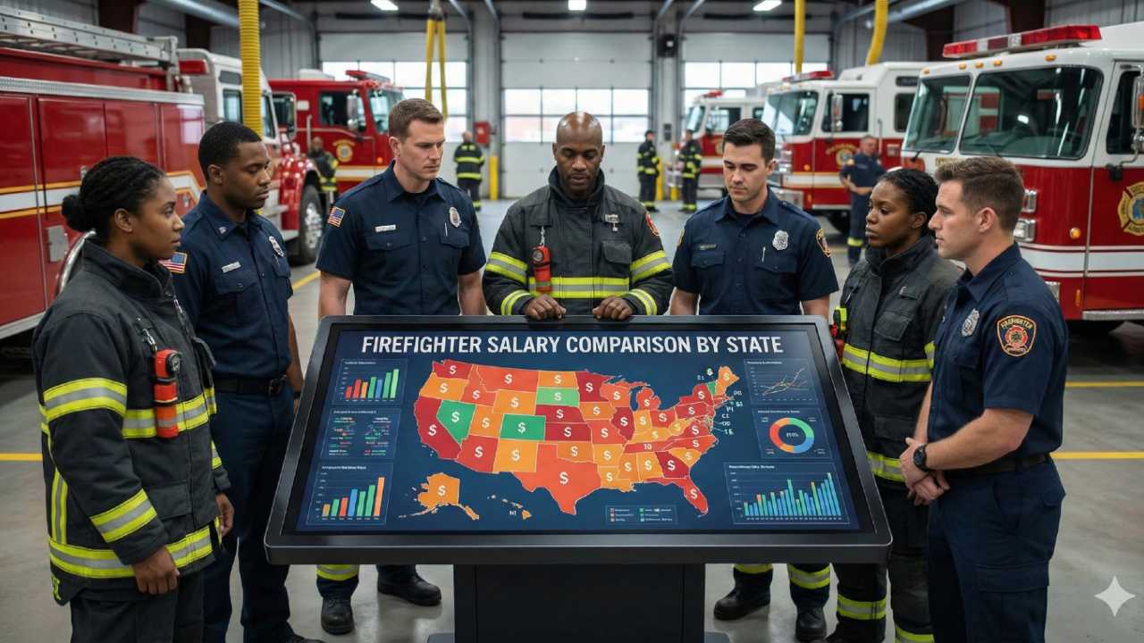 Firefighter Salary by State Guide – How to Read Comparisons (Methodology, Caveats, and FAQs) hero image