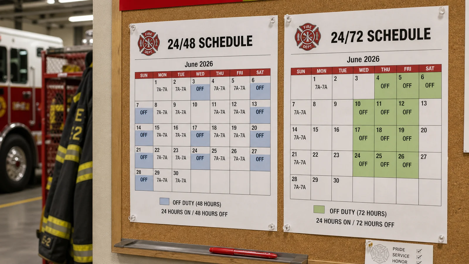 24/48 vs 24/72 Firefighter Shift Schedule: Which Is Better?
