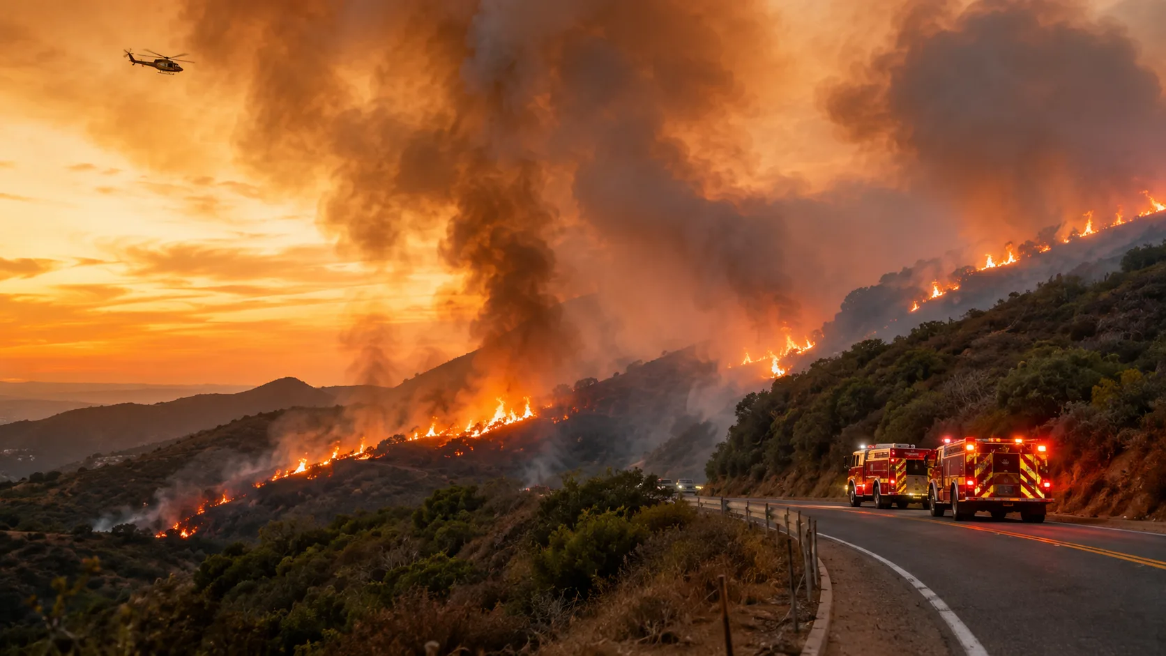 Gibby Fire Near Ortega Highway Grows to 450 Acres in Orange County
