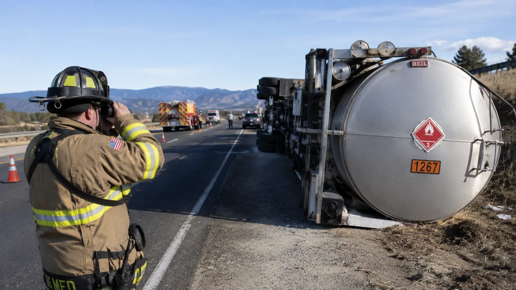 Hazmat Placards on Trucks and Trains: How to Read Them Before Help Arrives