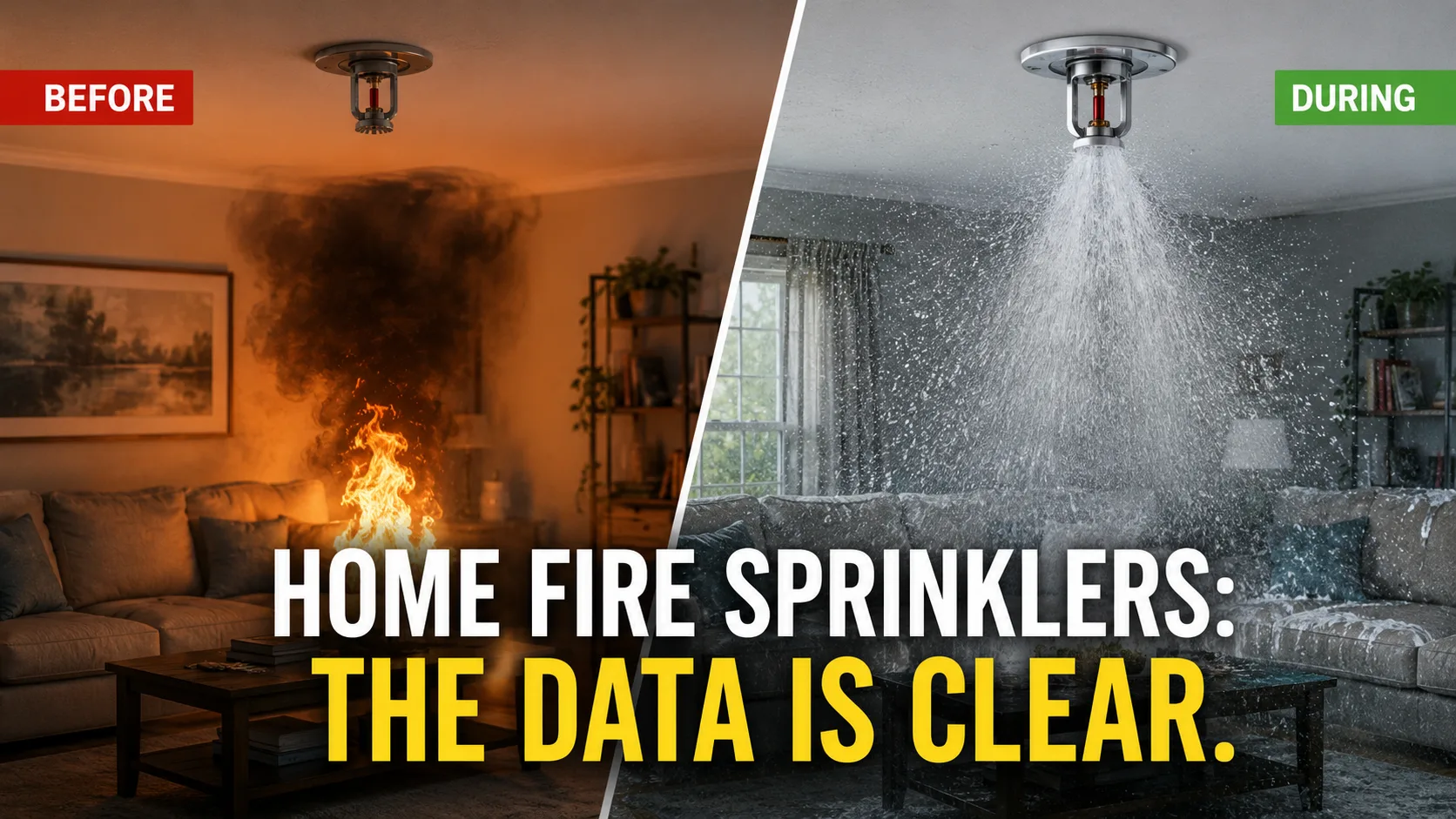 Home Fire Sprinkler Systems: What They Actually Do, What They Cost, and Whether They're Worth It