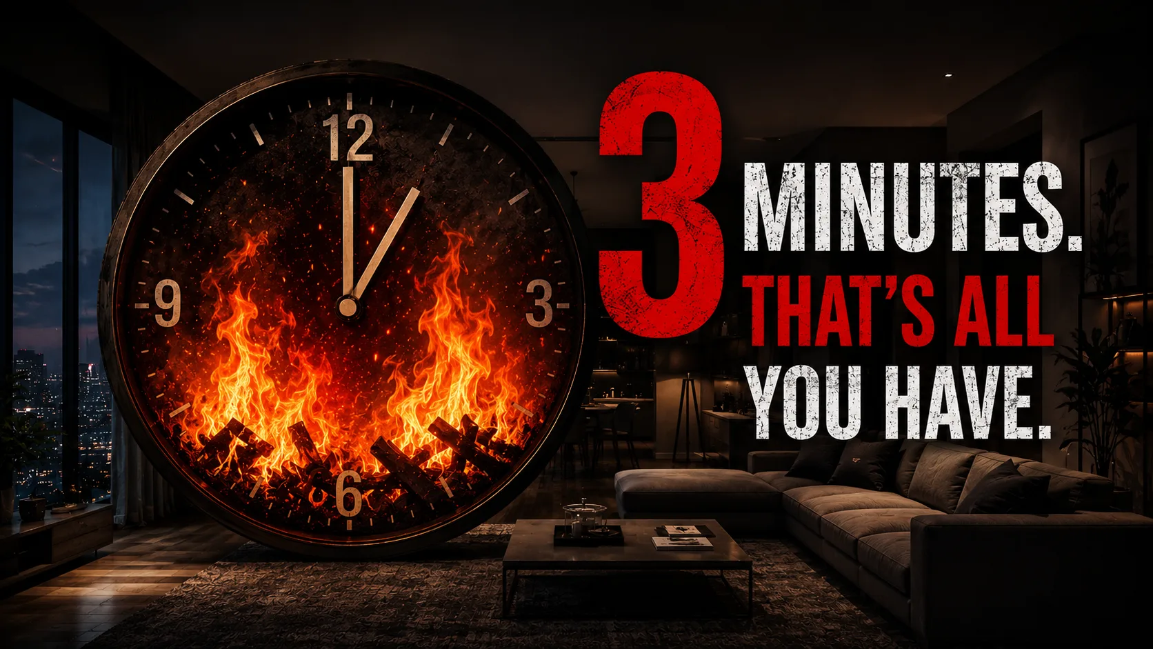 How Long Do You Have to Get Out of a House Fire? Less Than You Think.