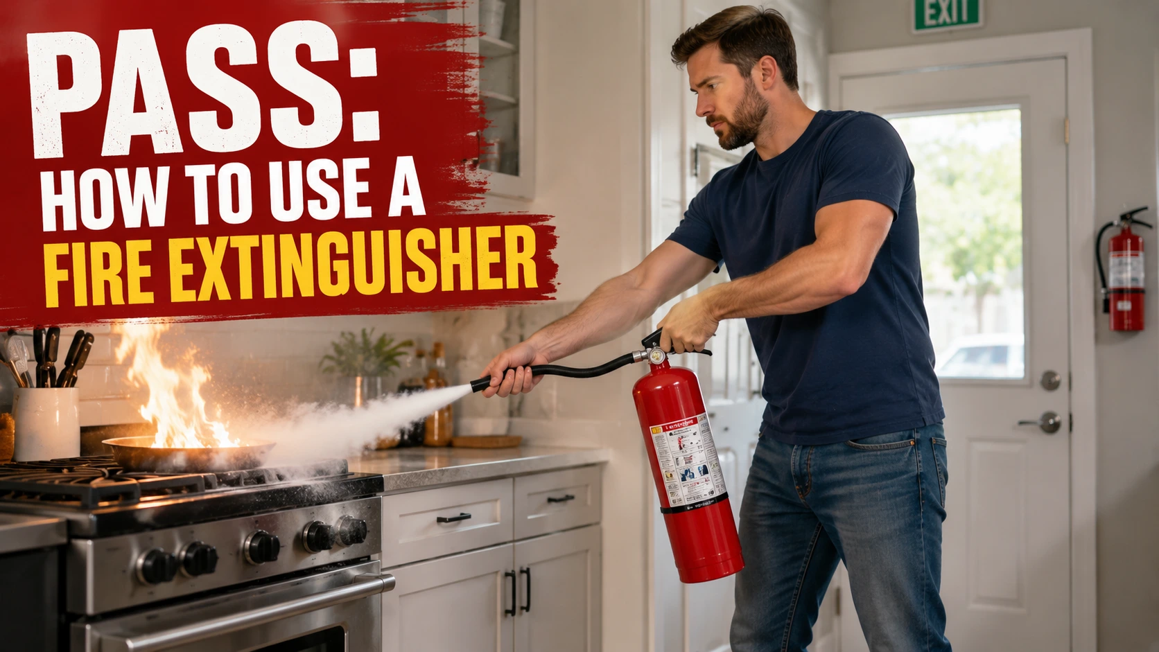 How to Use a Fire Extinguisher: PASS Technique, What Each Class Covers, and When Not to Use One