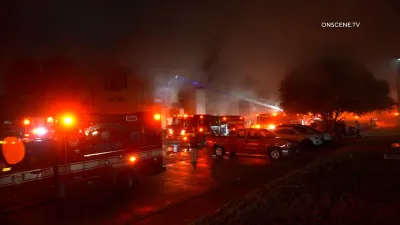 Heroic Firefighter Rescued After Falling Through Floor During Intense 3rd Alarm Apartment Fire