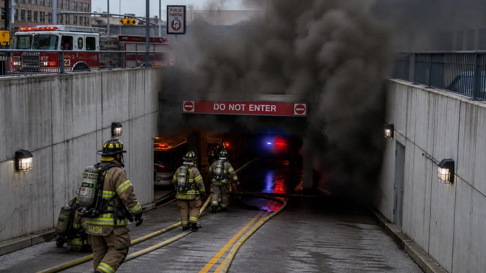 Parking Garage Fire Operations: Tactics for Below and Above Grade
