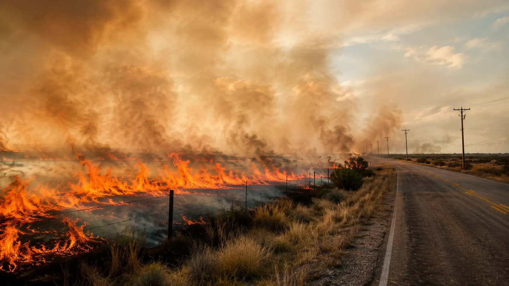 Ross Fire: 4,000+ Acres Burn in Palo Pinto County, Texas, 5% Contained