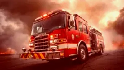 Firefighter responding to a medical emergency amid controversy over chief's conduct during a critical incident.