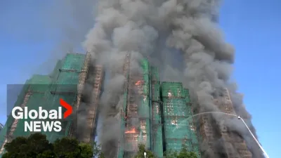 Firefighting video: Deadly Fire in Hong Kong Residential Complex Kills 36