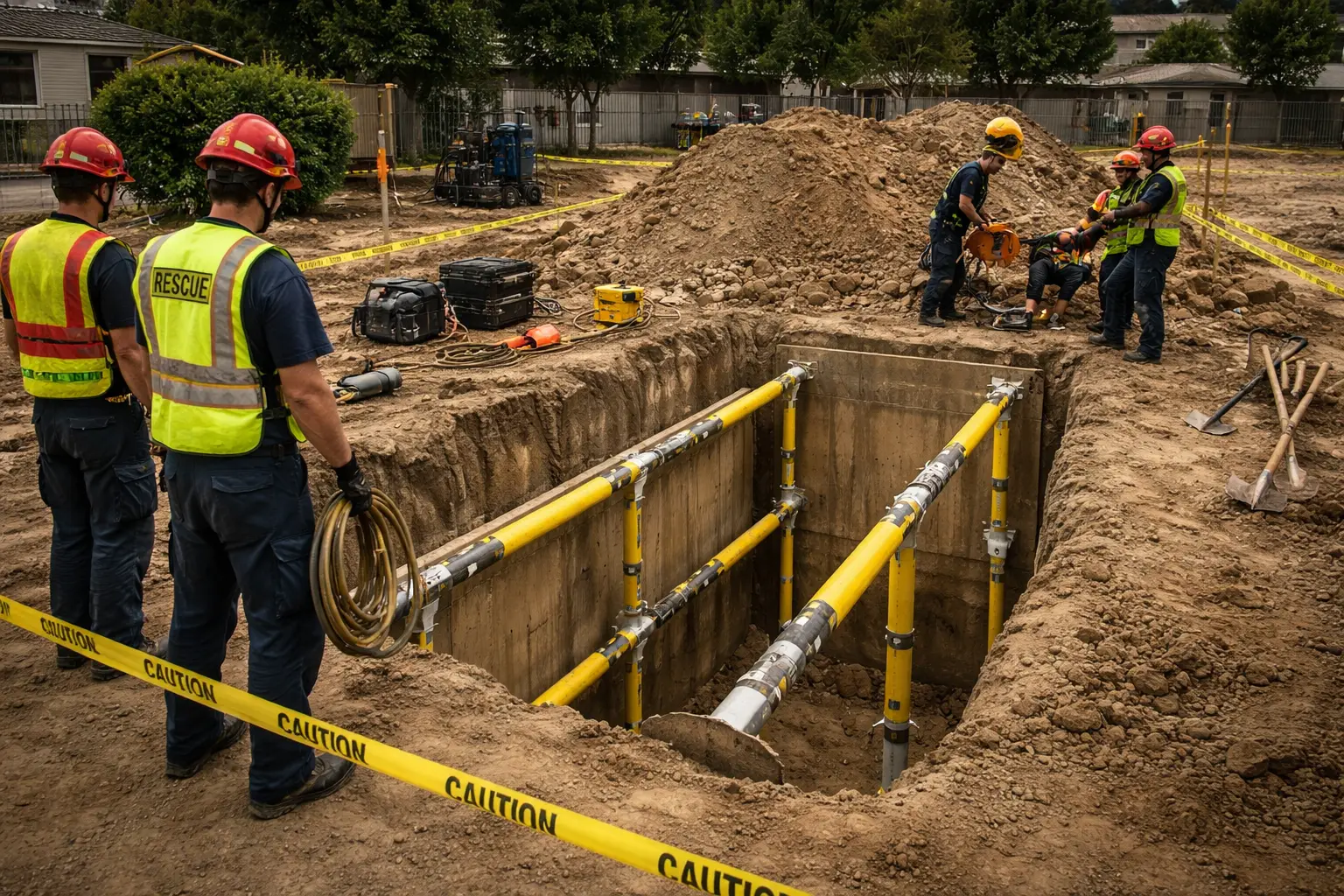 Trench Rescue: Soil Classification, Sloping, Shoring & Operations-Level Response