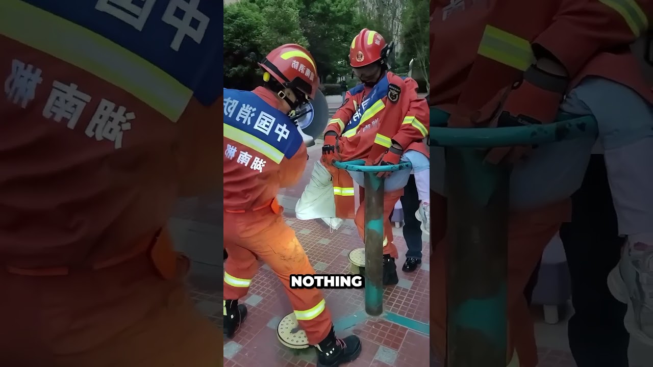 Firefighters Conduct Swift Rescue at Playground Incident