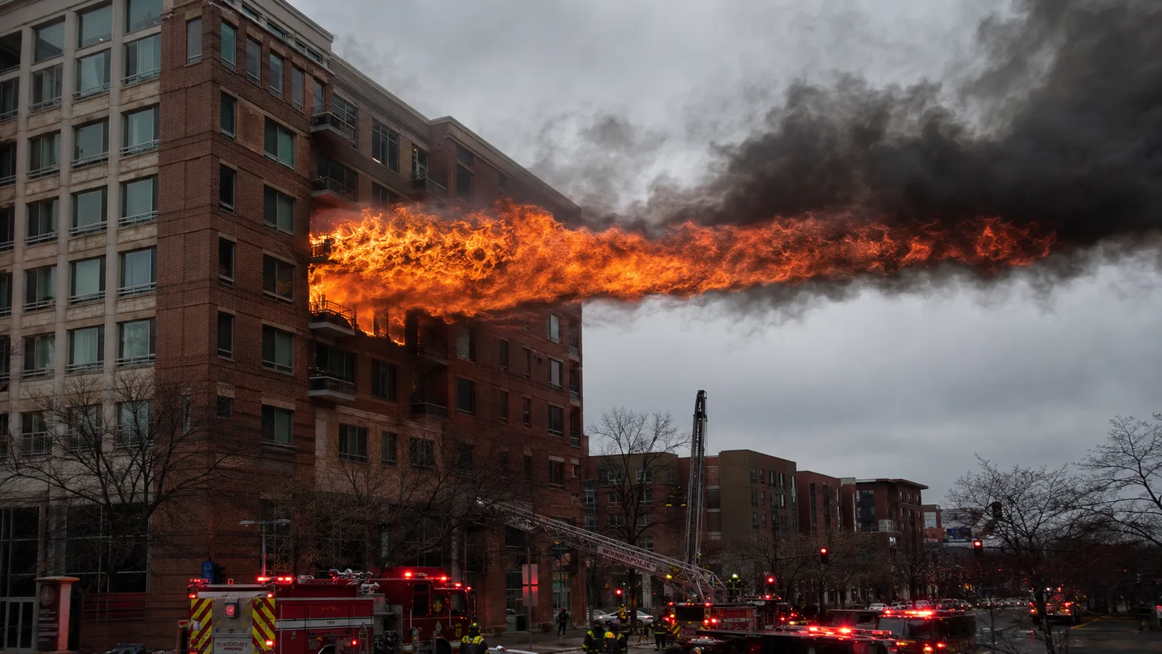 How a Strong Wind Can Turn a Routine Fire Into a Deadly Trap