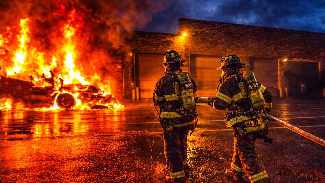 FDNY Response to a Fully Involved Tractor-Trailer Fire